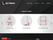 Tablet Screenshot of extendgroup.com.tw